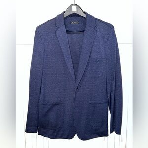 Saks Fifth Avenue Men's Heather Navy Knit Suit